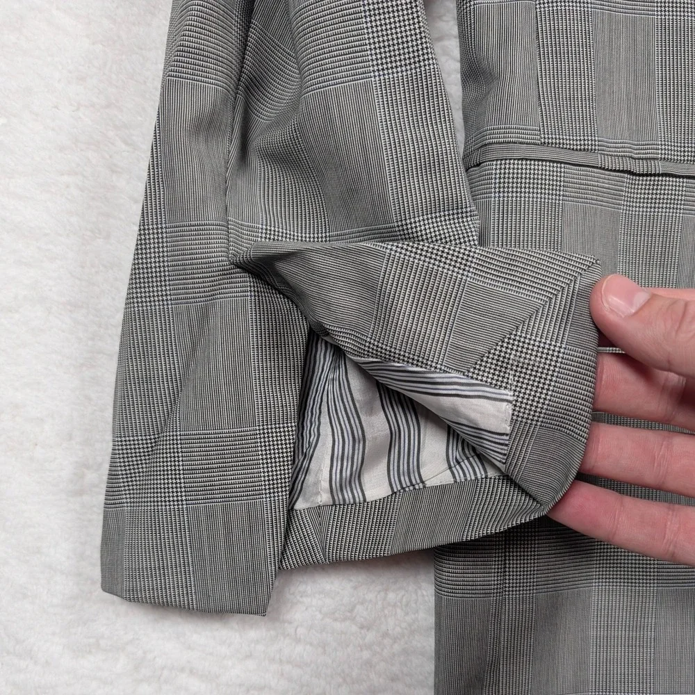 Brooks Brothers Blazer Mens 42R Glen Plaid Regent‎ Wool Mohair Unstructured USA